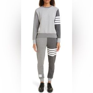 Thom Browne - Four-Bar Cotton Joggers (US 2 - 38 IT)